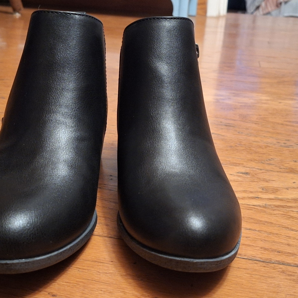 Sleek Black Ankle Boots